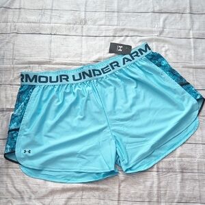 Under Armour Women's Light Blue Athletic Shorts